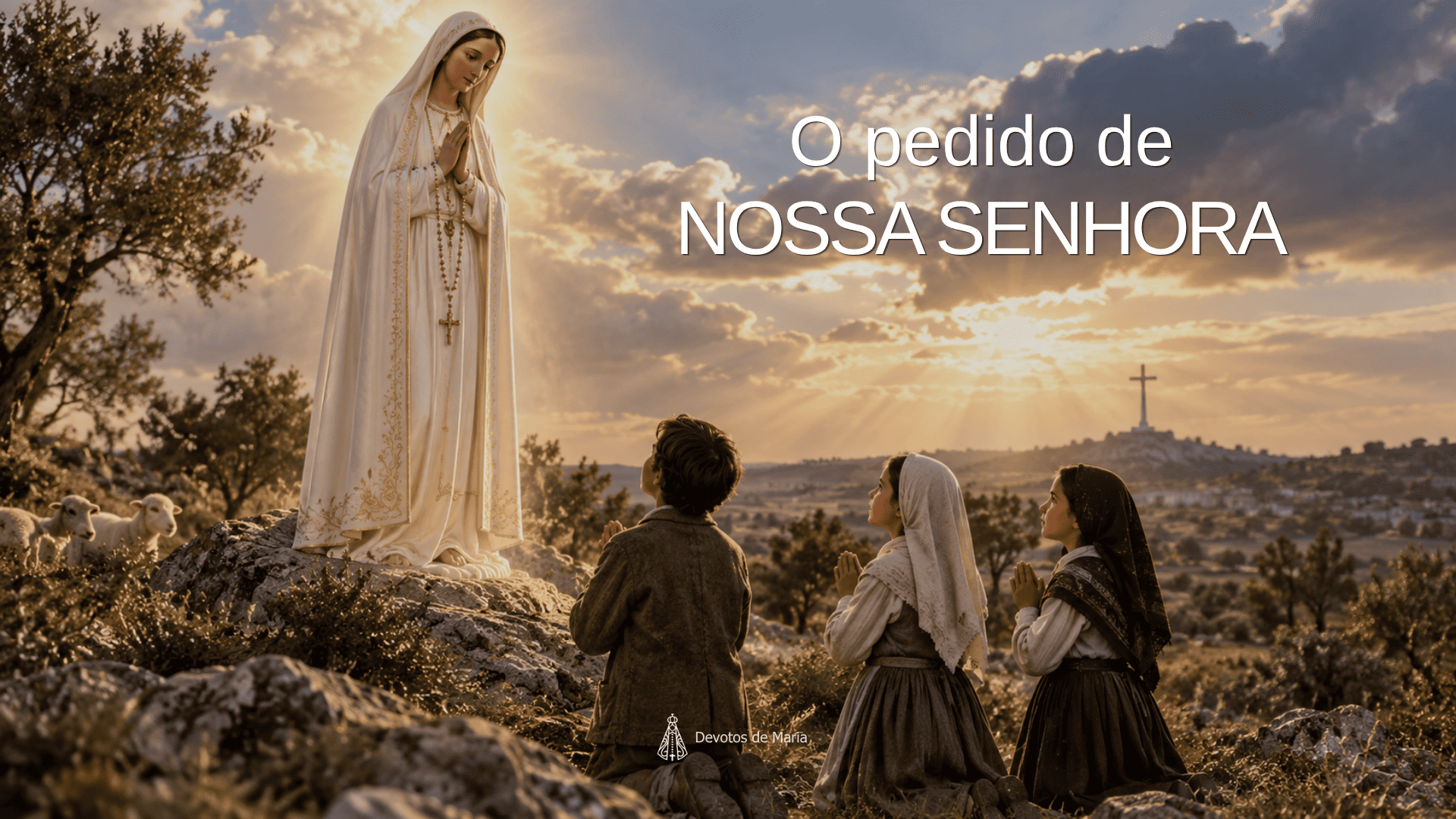 Nossa Senhora, em Fátima